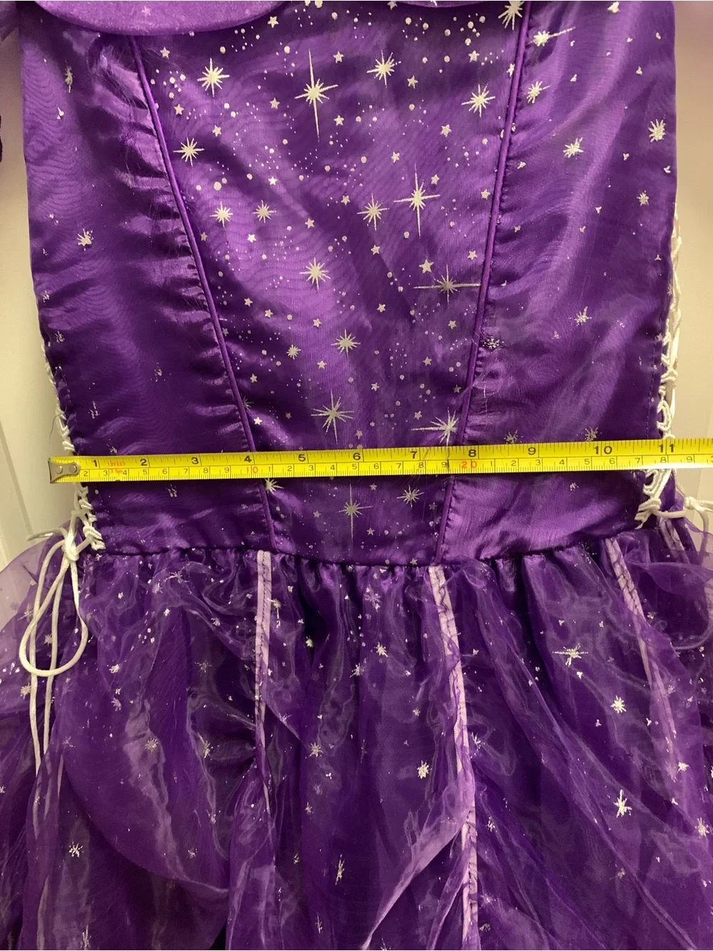 Size: 8 Purple Starry Princess/Fairy Costume Dress